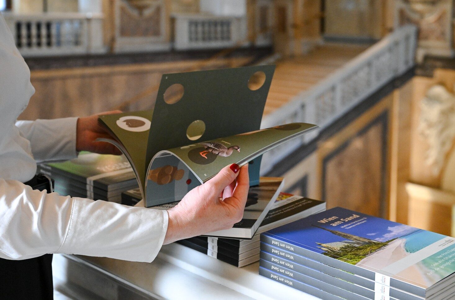 Nachts im Museumsverlag von Andrea Krapf